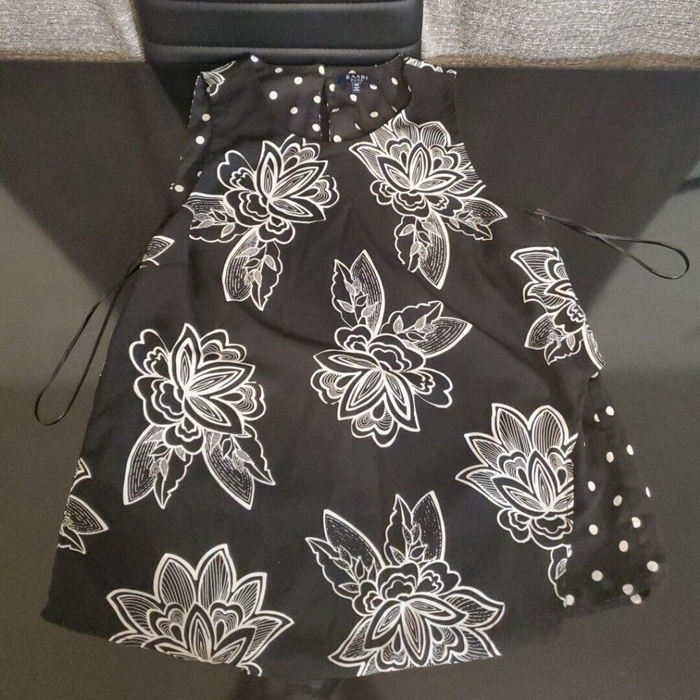 Womens Kaari Blue M Black With White Top